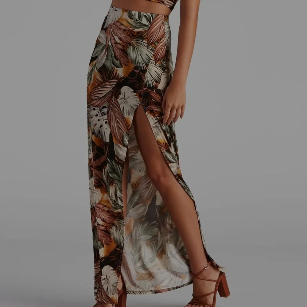 Windsor Tropical Maxi Skirt - Picture 1 of 8